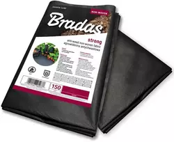 Agrotekstilė nuo piktžolių Bradas, 150 g/m², 1,6 x 10 m, neaustinė, juoda