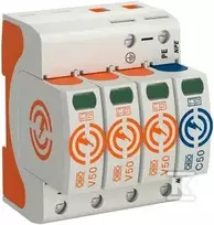 OBO Bettermann V50-3+NPE-280 VIRŠĮTAMPOS RIBOTUVAS, 4P