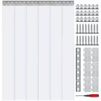 Vevor PVC juostų užuolaida 97 x 213 cm šaldikliui
