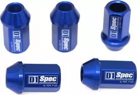 D1Spec Kaltiniai veržlės D1Spec Alu 12x1.5 mėlyna
