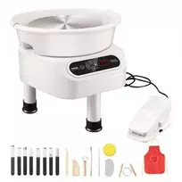 Vevor Keramikos žiedimo staklės 28 cm, 450 W, 3 kojos