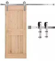 Vevor 1,5 m stumdomų durų furnitūra sidabrinė