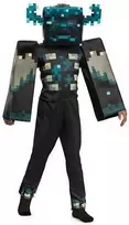 Disguise Minecraft Warden Deluxe -asu, 7-8v, 127-136 cm