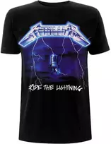 Rock Metallica Ride The Lightning Tracks Marškinėliai, Dydis: M