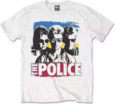 Rock The Police Band Photo Sunglasses Marškinėliai, Dydis: L