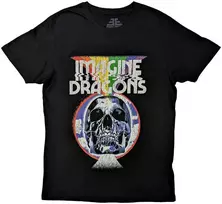 Rock Imagine Dragons Skull Marškinėliai, Dydis: XL