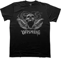 Rock The Offspring Feathered Winged Skull Marškinėliai, Dydis: XL