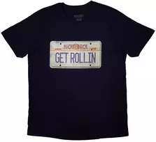 Rock Nickelback License Plate Marškinėliai, Dydis: M