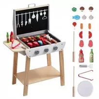 Vevor Vaikiškas medinis BBQ grilio žaislas