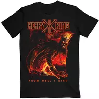 Rock Marškinėliai Kerry King From Hell I Rise Hell King, Dydis: M