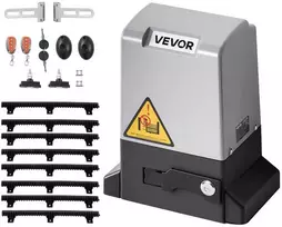 Elektrinis stumdomų vartų atidarytuvas, automatinė įvažiavimo vartų sistema, 25 m vartų atidarytuvas, 816 kg talpa, riedančių durų variklis su nuotolinio valdymo pulteliais