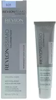 Revlon Revlonissimo Colorsmetique KER-HA Complex™ with key ingredients such as Hyaluronic Acid Phyto-Keratin Antioxidants Soy Protein. Permanent Hair Dye 9.01 Very Light Natural Ash Skirtas šviesiems plaukams, 60 ml