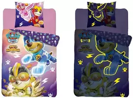 Detexpol Medvilninė tamsoje šviečianti patalynė Paw Patrol 12