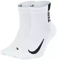 Nike Kojinės U NK Mltplier Ankle 2PR Baltas SX7556 100