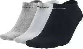 Nike Kojinės U NK Cush NS 3PR-Value Juodas Baltas Pilkas