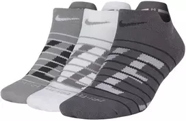 Nike Kojinės WNK Dry Cush Low 3PR - Gfx Pilkas Baltas SX6879 925