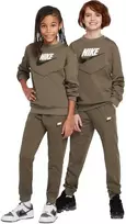 Nike Sportinis Kostiumas Pauugliams K Nsw Tracksuit Poly Crew Hbr Olive FD3090 222