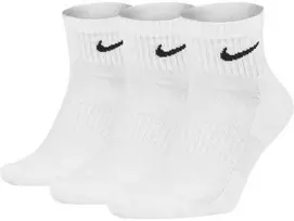 Nike Kojinės U NK Everyday Cush Ankle 3PR Baltas SX7667 100