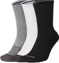 Nike Kojinės U NK Evry Max Cush Crw 3PR Baltas Pilkas Juodas SX7836 909