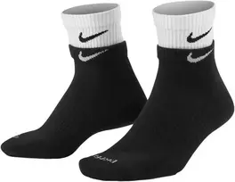 Nike Kojinės U Nk Ed Pls Csh Ank 1P Juodas Baltas DH4058 011