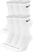 Nike Kojinės Unisex U Nk Ed Pls Csh Crw 6PrWhite SX6897 100