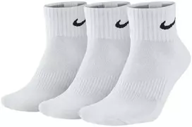 Nike Kojinės U NK V Cush Ankle-3P Value Baltas SX4926 101