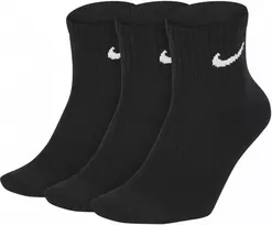 Nike Kojinės Everyday Ltwt Ankle 3PR Juodas SX7677 010