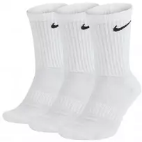Nike Kojinės U NK Everyday Cush Crew 3PR Baltas