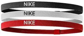 Nike Galvos Juosta Elastic Headbands 2.0 3P Baltas Juodas Raudona N1004529 083