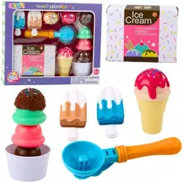 Lean Toys Ledų gaminimo rinkinys su samteliu, 14 dalių