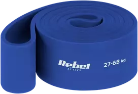 Guma TPE mankštos juosta – „Power Band PT-6“, mėlyna, 27–68 kg, REBEL ACTIVE