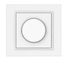 Vilma LED apšvietimo reguliatorius QUADRUM QR 1000, 5-150W, su rėmeliu, baltas