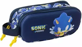 Safta Dvigubas penalas Sonic City Mėlyna 21 x 8 x 6 cm 3D