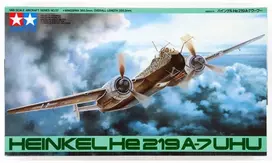 Tamiya Heinkel He 219 A-7 Uhu 1/48 plastikinis surenkamas lėktuvo modelis
