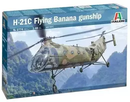 Italeri H-21C Flying Banana Gunship 1/48 sraigtasparnio modelis 2774
