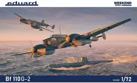 Eduard Messerschmitt Bf 110G-2 1/72 Weekend Edition plastikinis modelis