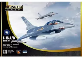 Kinetic F-16A/B Block 20 RoCAF „Flying Tigers“ 70 m. 1/48 plastikinis modelis