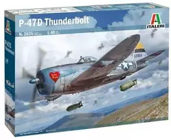 Italeri Republic P-47D Thunderbolt 1/48 – plastikinis lėktuvo modelis