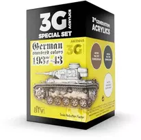 AK Interactive akrilinių dažų rinkinys Vokiečių spalvos 1937–43 (3-ios kartos)