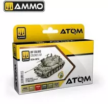 AMMO by MIG Jimenez AMMO MIG ATOM akrilinių dažų rinkinys IDF spalvos (6 vnt.) 20736