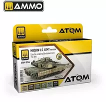 AMMO by MIG Jimenez AMMO MIG ATOM akrilinių dažų rinkinys JAV kariuomenė 1950–2016 (20744)