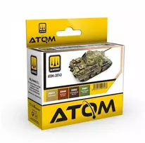 AMMO by MIG Jimenez AMMO MIG ATOM akrilinių dažų rinkinys Vokiečių 1944–45 standartas 20743