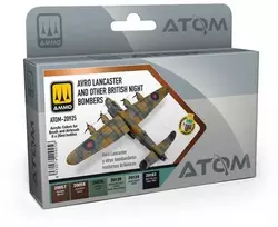 AMMO by MIG Jimenez AMMO MIG ATOM akrilinių dažų rinkinys Avro Lancaster ir bombonešiai