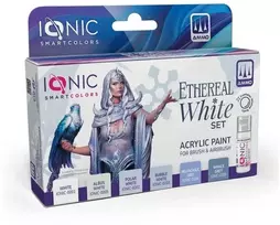 Ionic Smart Colors IONIC akrilinių dažų rinkinys Essential Whites 0503 – balti ir pilki