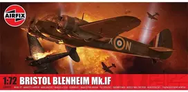 Airfix Bristol Blenheim Mk.IF 1/72 surenkamas plastikinis lėktuvo modelis