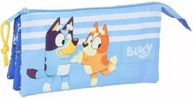 Safta Trigubas penalas Bluey Let's play Mėlyna 22 x 12 x 3 cm