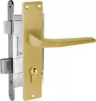 Kurzemes Įleidžiama spyna ZV-45 406C-DIKOO/F3 žalvarinė, be mechanizmo, 72 mm