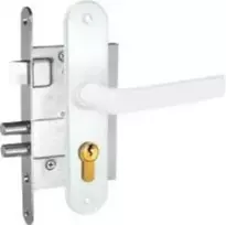 Kurzemes Įleidžiama spyna Rita 404Z-35809/2 balta, be mechanizmo, 55 mm