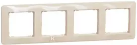 Schneider Electric RĖMAS 4 RĖMŲ BEIGE SEDNA DIZAINAS