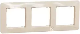 Schneider Electric RĖMAS 3 RĖMŲ BEIGE SEDNA DIZAINAS